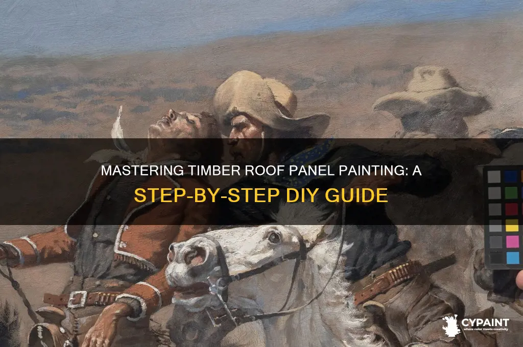how to paint a timber roof panel
