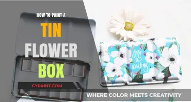 Creative Steps to Paint a Charming Tin Flower Box