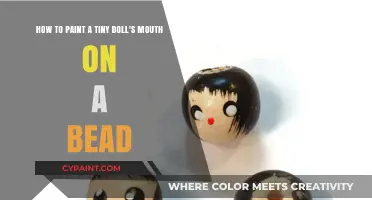 Mastering the Art of Painting a Doll's Mouth on a Bead