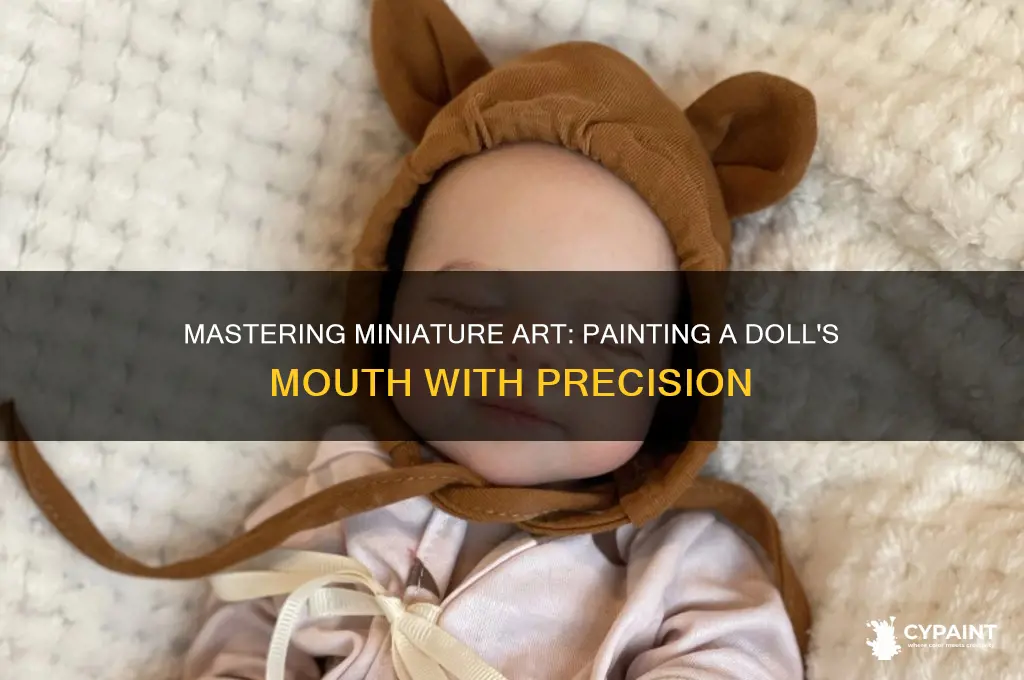 how to paint a tiny doll