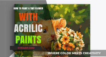 Capturing Tiny Flowers with Acrylics: A Simple Guide