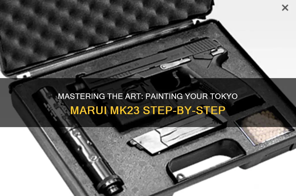 how to paint a tokyo marui mk23