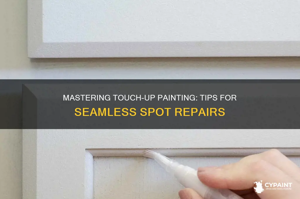 how to paint a touch-up spot