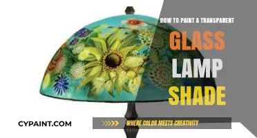 Mastering Transparency: Techniques to Paint a Glass Lamp Shade