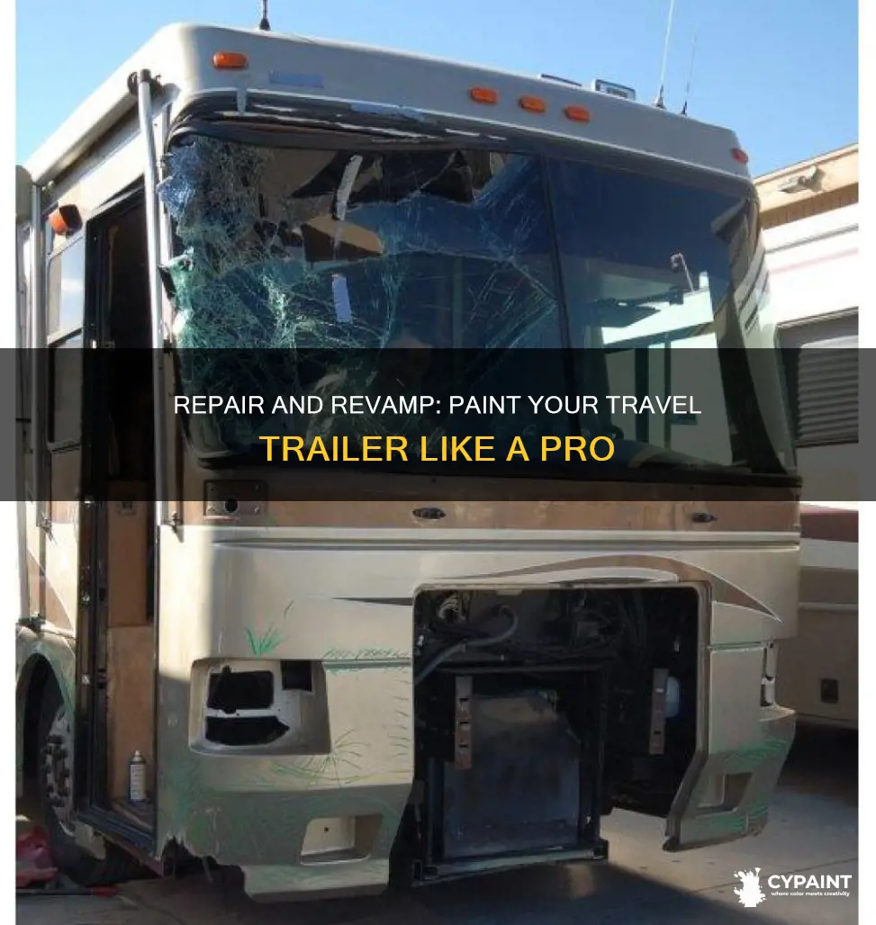 how to paint a travel trailer to hide delamination