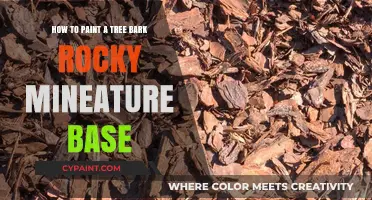Painting Tree Bark: Miniatures with a Rocky Base