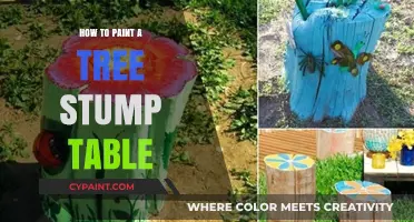 Transform Tree Stumps into Stunning Tables: A Step-by-Step Painting Guide