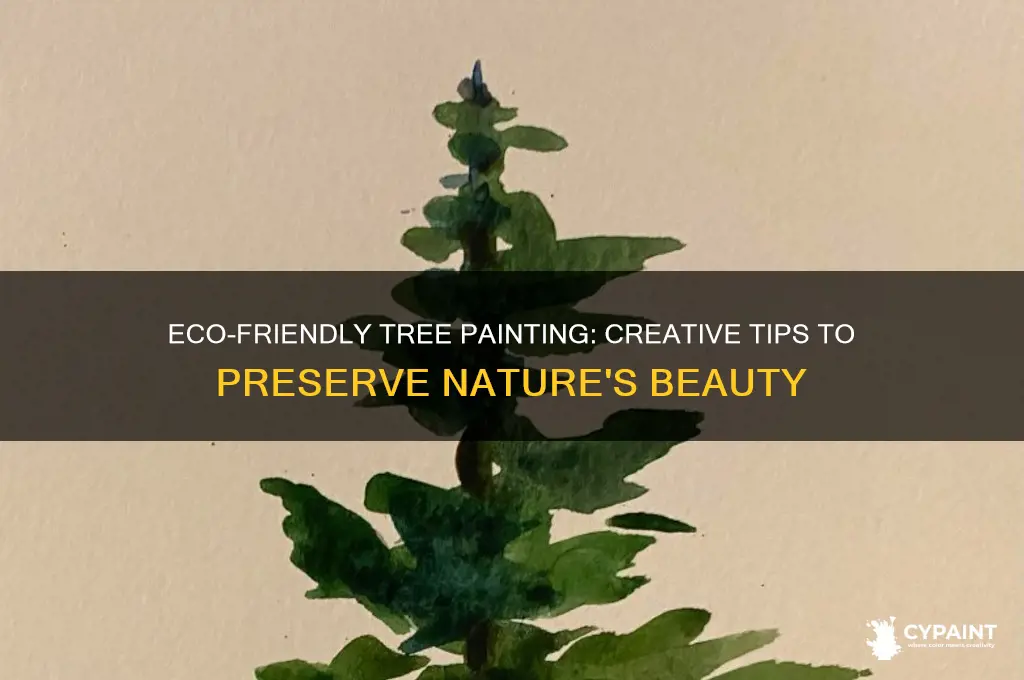 how to paint a tree without hurting it