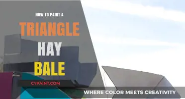 Creative Hay Bale Art: Step-by-Step Guide to Painting a Triangle Bale