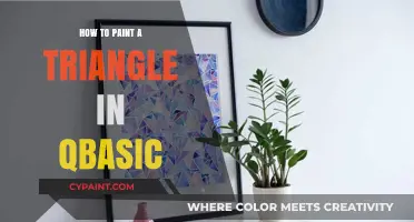 Mastering QBasic Graphics: A Step-by-Step Guide to Painting Triangles