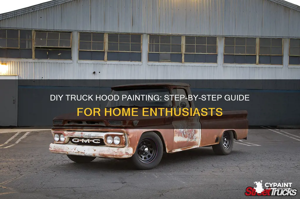 how to paint a truck hood at home
