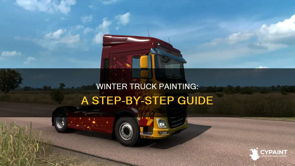how to paint a truck outside in the winter