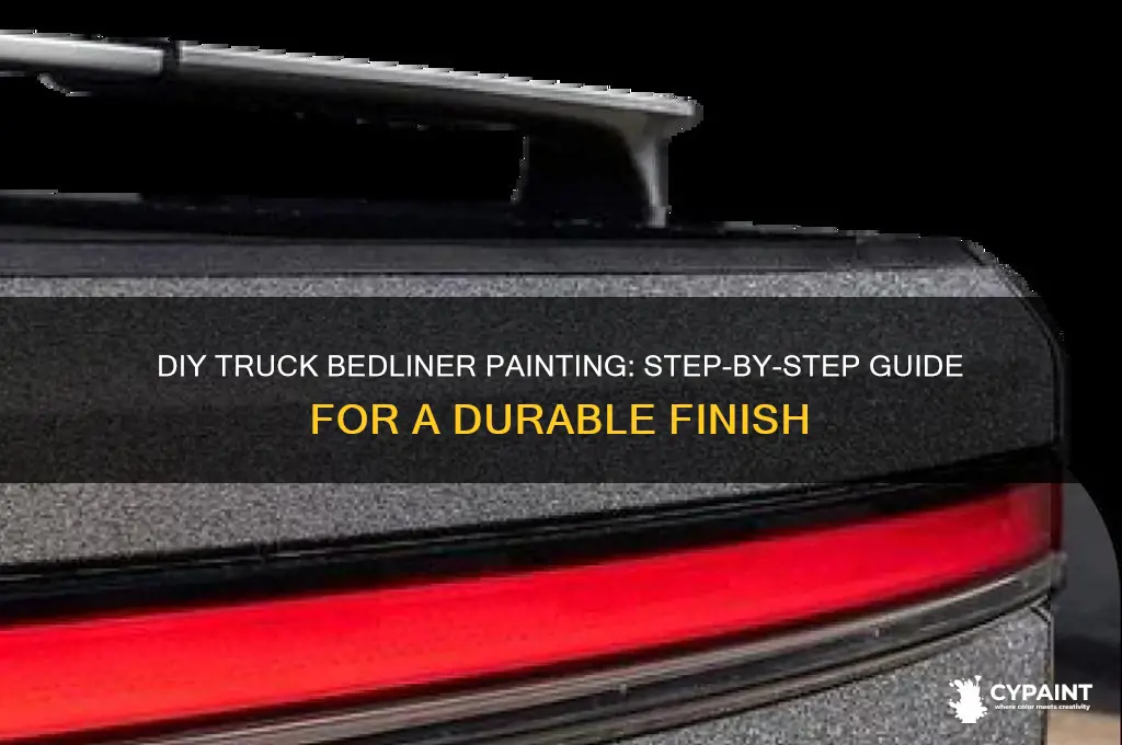 how to paint a truck with bedliner