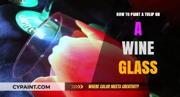 Tulip Wine Glass Painting: Easy Steps to Follow