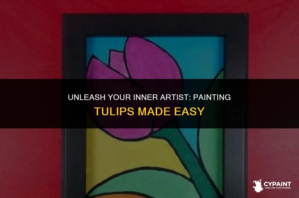 how to paint a tulip step by step for beginners