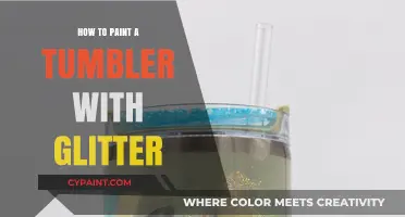 Sparkle Your Sips: A Guide to Glitter-Painting Tumblers