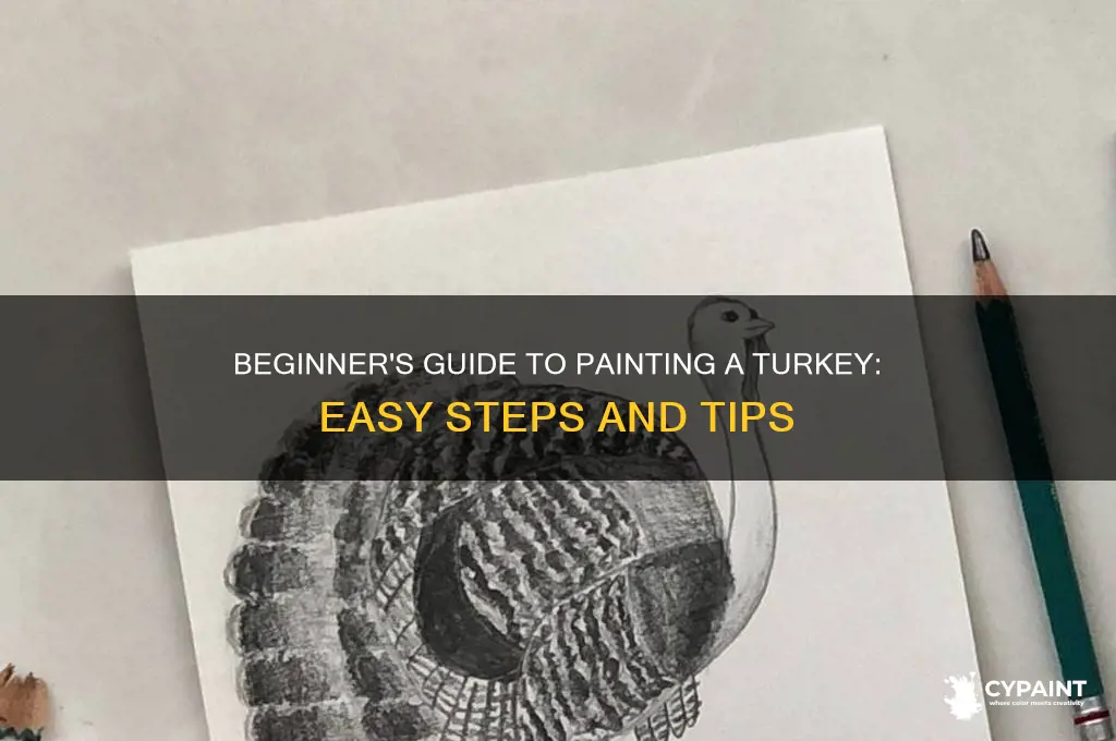 how to paint a turkey for beginners