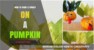 Creative Pumpkin Art: Painting a Turkey on a Pumpkin Step-by-Step