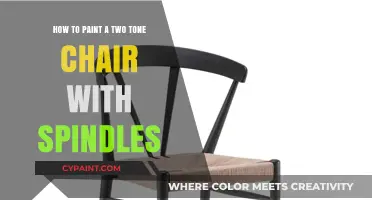 Spindle Chair Makeover: Painting a Two-Tone Dream