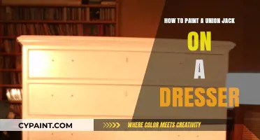 Transforming a Dresser with a Union Jack Paint Job