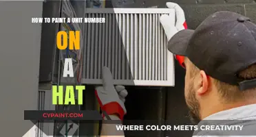 Easy Guide: Painting Unit Numbers on Hats