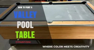 Mastering the Art: Painting Your Valley Pool Table Step-by-Step
