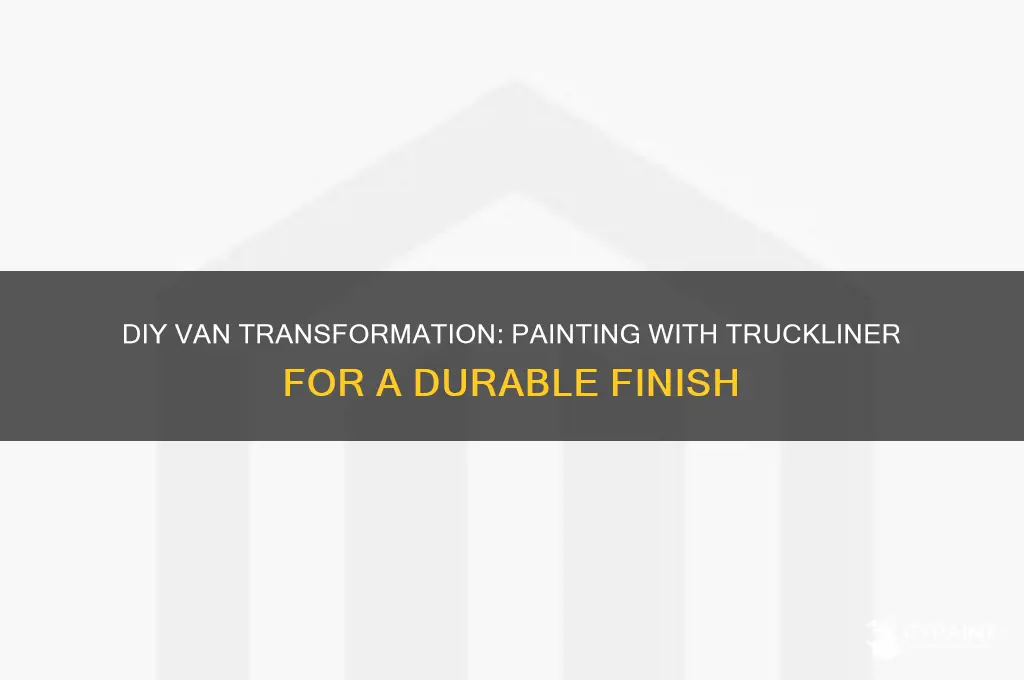 how to paint a van with trucklliner