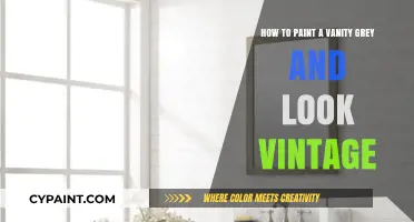 Transform Your Vanity: Vintage Grey Makeover