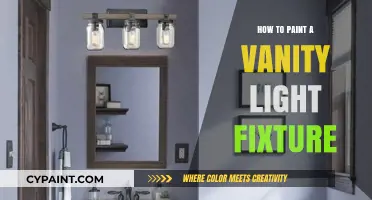 Transform Your Vanity Light: Easy DIY Painting Guide for a Fresh Look
