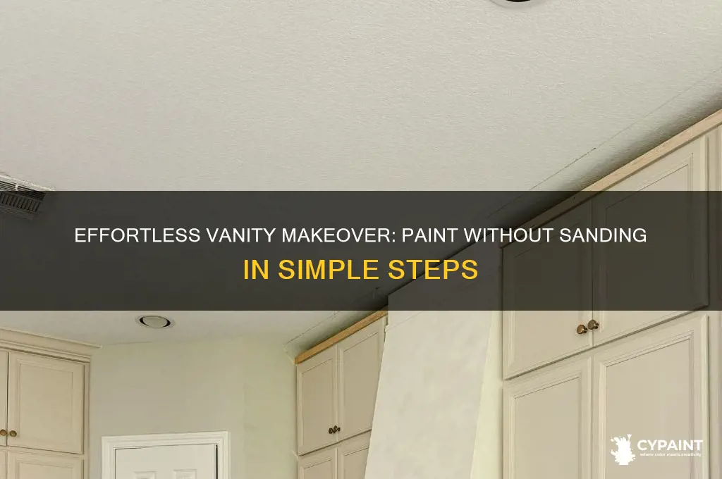 how to paint a vanity without sanding