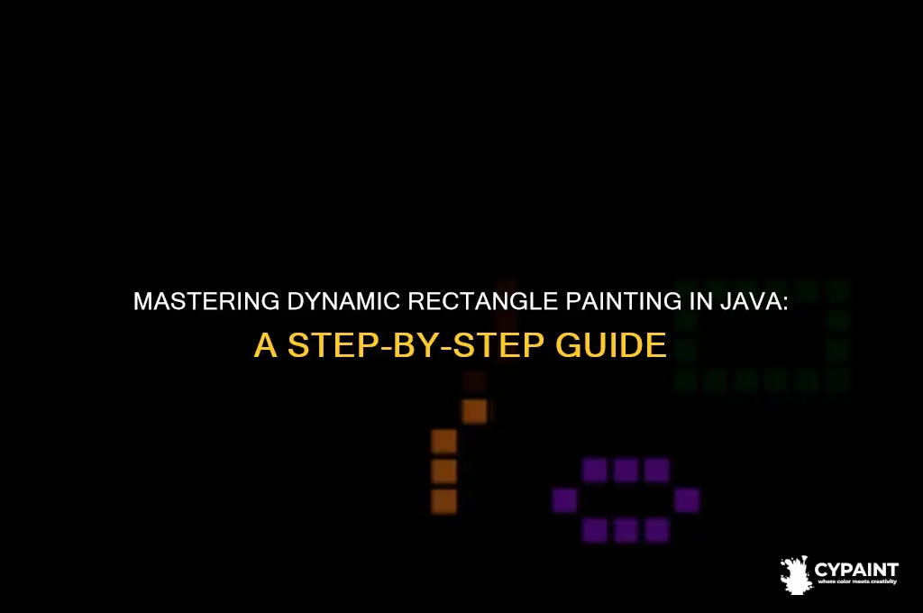 how to paint a variable amount of rectangles in java
