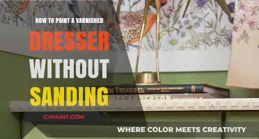 Effortless Varnished Dresser Makeover: Skip Sanding, Paint Like a Pro