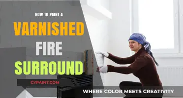 Revamp Your Fireplace: Painting a Varnished Fire Surround Made Easy