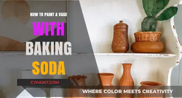 Creative DIY: Painting a Vase with Baking Soda Techniques