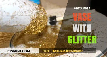 Sparkle Your Space: Easy Glitter Vase Painting Tutorial