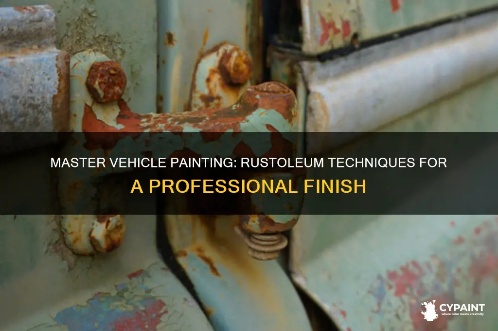 how to paint a vehicle with rustoleum paint
