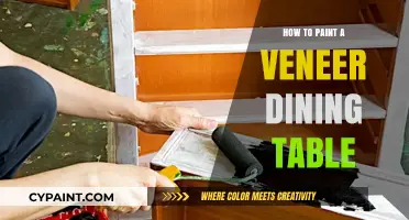 Revamp Your Veneer Dining Table: A Step-by-Step Painting Guide
