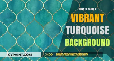Mastering Vibrant Turquoise: Easy Steps to Paint a Stunning Background