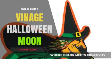 Create a Spooky Vintage Halloween Moon Painting: Easy DIY Guide