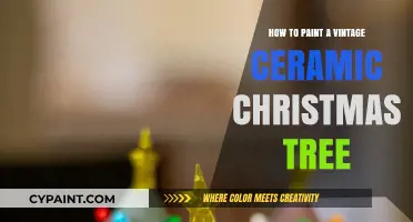 Revive Holiday Charm: Painting Your Vintage Ceramic Christmas Tree