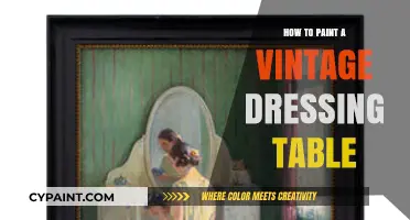 Revive Your Vintage Dressing Table: A Step-by-Step Painting Guide