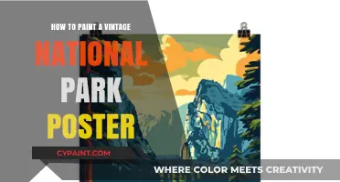 Create Stunning Vintage National Park Posters: A Step-by-Step Painting Guide