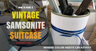 Revive Your Vintage Samsonite: A Step-by-Step Painting Guide