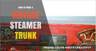 Revive Your Vintage Steamer Trunk: A Step-by-Step Painting Guide