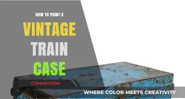 Revive Your Vintage Train Case: A Step-by-Step Painting Guide