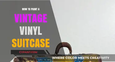 Revive Your Vintage Vinyl Suitcase with a Creative DIY Paint Makeover