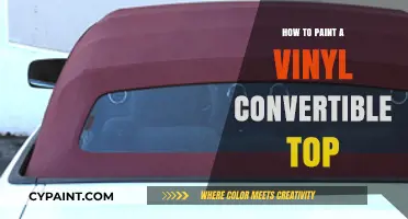 Revive Your Ride: Easy Steps to Paint a Vinyl Convertible Top