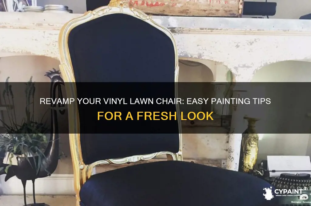 how to paint a vinyl lawn chair