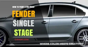 The Perfect Single-Stage Paint Job for VW Fender