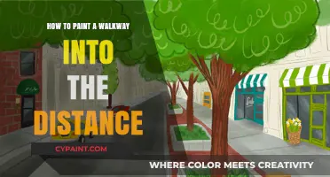 Mastering Perspective: Painting a Walkway Fading into the Distance